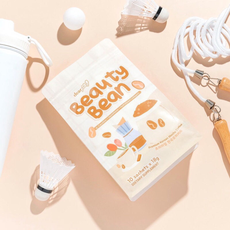 Dear Face Beauty Bean – L-Carnitine, Glutathione & Hydrolized Collagen Drink for Slimming & Glowing Skin