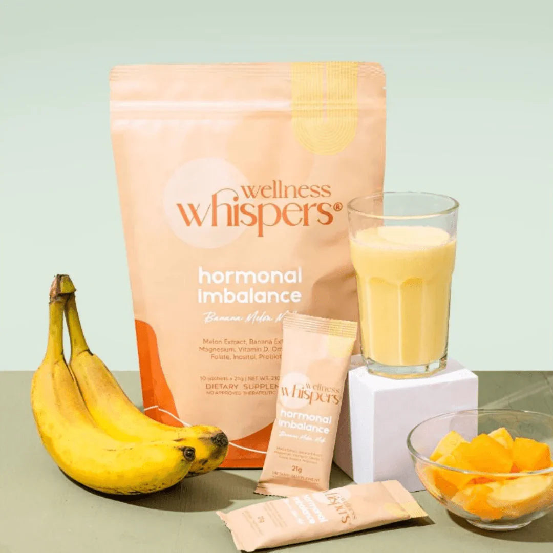 Wellness Whispers Hormonal Balance Banana Melon – Hormonal Support Wellness Drink