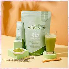 Wellness Whispers Stress Relief Matcha – Calming Green Tea Drink for Relaxation & Mood
