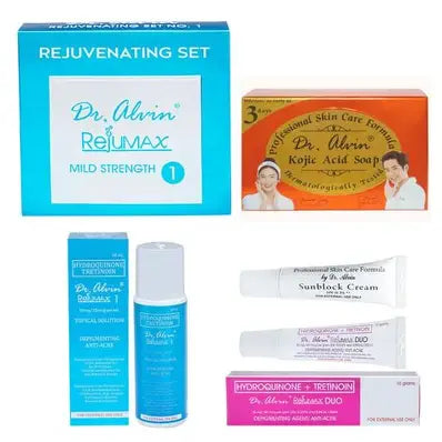 Dr. Alvin Rejumax 1 – Dermatologist-Formulated Facial Set for Whitening, Rejuvenation & Radiant Skin
