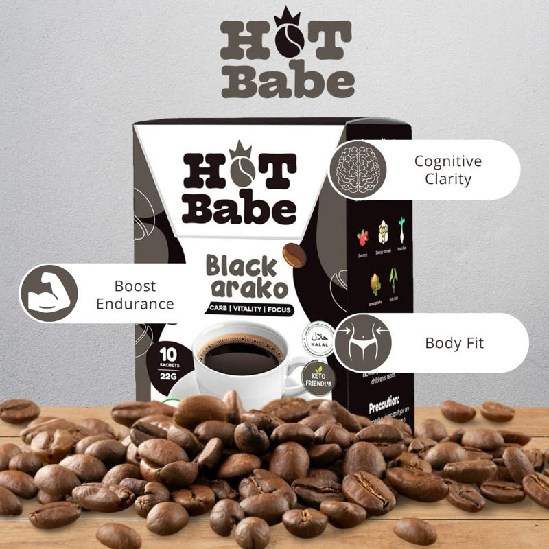 Hotbabe Black Barako – Slimming Barako Coffee Drink for Weight Loss, Energy & a Leaner Body