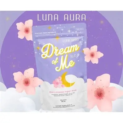 Luna Aura Dream of Me Juice – Cherry Blossom Yoghurt Drink for Sleep, Whitening & Glowing Skin