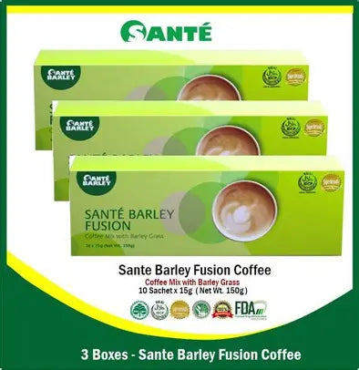 Sante Barley Fusion – Premium Organic Barley Grass Drink for Detox, Immunity & Overall Wellness