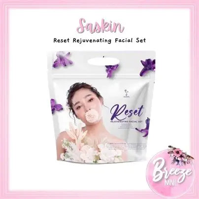 Saskin Reset Rejuvenating Set – Complete Facial Skincare Set for Rejuvenated, Glowing Skin