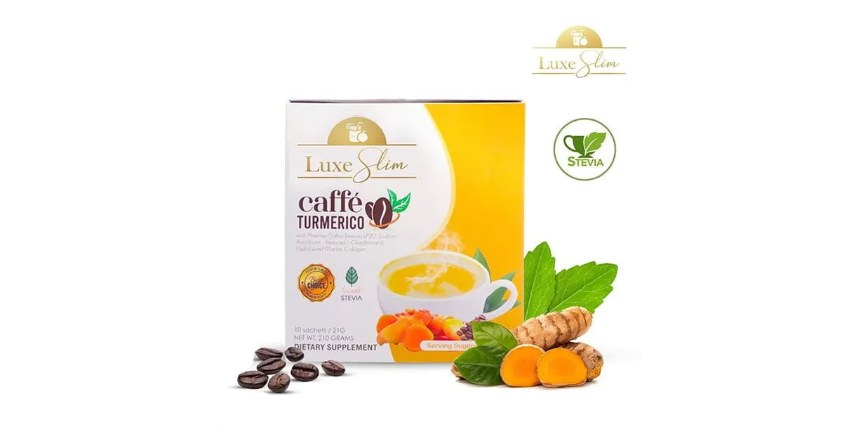Luxeskin Turmeric Coffee – Slimming, Whitening & Glowing Beauty Coffee